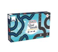Vilac - Circuito Reversible de 42 Piezas + 2 Coches - Coche Miniatura de Madera - 42 Piezas de Circuito de Montaje + 2 Coches de Madera - Juegos de Despertar para niños de Madera - a Partir de 3 años