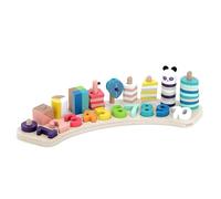 VILAC- Early Learning Toy 1,2,3. Juguetes para apilar y Encajar, Multicolor (1060)