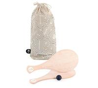 Vilac- Edición Especial para los Juegos Olímpicos 2024-Raquetas de Playa-Socio Oficial niños a Partir de 5 años-Juguete único, Color Beige (240100)