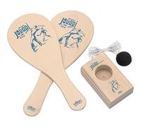 Vilac- Set 2 Raquetas y Pelota Jokari Madera, Multicolor (4300)