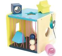 VILAC Juguete para apilar y encajar Boite à Formes d'éveil Sous la canopée Tower Multicolor Small