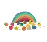 Vilac- Perlas de Madera, Tutti Frutti-Andy Westface, 7416, Multicolor