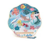 Vilac Pesca de línea Michelle Carlslund Mesa-1 caña de Pescar 12 Animales Marinos magnéticos 1 Bandeja Empotrado Juegos de Despertar Madera-Juguete para Niños a Partir de 18 meses-8570 (8570)