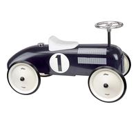 Vilac - Portabebés - Mi coche de carreras vintage de metal negro - Desarrolla las habilidades motoras de tu hijo - Vehículo metálico - Vehículo infantil - A partir de 18 meses - 1121, azul