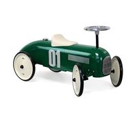 Vilac - Portador de Coche Vintage Verde So British de Metal - Asiento Ajustable, Ruedas de Goma y se Entrega en Kit - Juguete de Primera Edad Resistente - Idea de Regalo para el Primer cumpleaños a