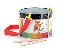 Vilac - Tambor Arco de Cielo - Andy Westface - Instrumento Musical - Juguete de Metal y Madera - Iniation aux Sonons y Ritmos - Correa Ajustable para niños de 3 años