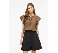 Vilania Cuello Alto Top De Mangas Casquillo 40