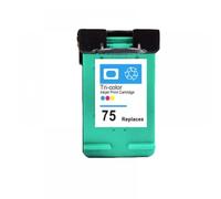 Vilaxh 74xl 75 Cartucho de Tinta Compatible para Compatible 74 75XL para Photosmart C4200 C4280 C4345 C4380 C4480 C4580 y OfficeJet J5780(75)