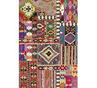 Vilber, Alfombra de Vinilo Antideslizante, Lavable e Impermeable, Fácil de Limpiar, Decorativa para Cocina, Pasillo, Entrada, Habitación y Salón. Multicolor. SHIRAZ 01 155x230 cm