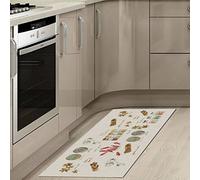 Vilber Gran Chef Canela Alfombra, Vinilo, Multicolor, 50x120x0.2cm