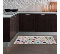 Vilber Gran Chef Dots Alfombra, Vinilo, Multicolor, 50x120x0.2cm