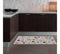Vilber Gran Chef Dots Alfombra, Vinilo y PVC, Multicolor, 40 x 78 cm