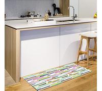 Vilber Gran Chef Rayas Alfombra, Vinilo, Multicolor, 50x120x0.2cm