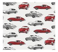 VILBER Papel pintado, estampación digital sobre tejido-no tejido, pvc free, tintas ecológicas hp latex. Ancho especial de 68 cm x10 m. de largo. Cubre 6,80 m2. JAGUAR.B W-01