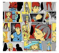 VILBER Papel pintado, estampación digital sobre tejido-no tejido, pvc free, tintas ecológicas hp latex. Ancho especial de 68 cm x10 m. de largo. Cubre 6,80 m2. MANGA W-01