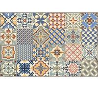 Vilber Toledo DU 01 78X120 Alfombra, Vinilo, Multicolor-01, 78 x 120 x 0.22 cm