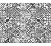 Vilber Toledo DU 05 155X200 Alfombra, Vinilo, Negro/Gris-05, 155 x 200 x 0.22 cm