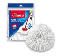 Vilda Recambio Turbo Classic | Paquete de 1 | Apto para Todos los Sistemas de fregonas giratorias Vileda | para Superficies de Suelo Duro | Elimina más del 99 % de Las bacterias Solo con Agua