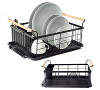 Vilde - Escurridor de Platos | Negro escurridor de Platos | 42,5 x 29,5 x 19 cm Cocina