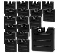 Vilde Juego de 18 acumuladores de frío de 70 ml, elementos de refrigeración pequeños, reutilizables, para frigorífico, bolsa isotérmica, batería de hielo, para camping, pícnic, color azul