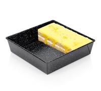 Vilde Molde rectangular de acero al carbono con revestimiento antiadherente de granito, molde de pan para horno