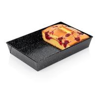 Vilde Molde rectangular de acero al carbono con revestimiento antiadherente de granito, molde de pan para horno