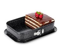 Vilde Molde rectangular de acero al carbono con revestimiento antiadherente de granito, molde de pan para horno