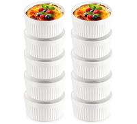 Vilde Ramekin - Moldes para horno y postre (260 ml, 10 unidades, aptos para horno, microondas, apto para lavavajillas
