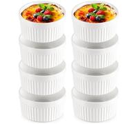 Vilde Ramekin - Moldes para horno y postre (260 ml, 8 unidades, aptos para horno, microondas, apto para lavavajillas, 260 ml)