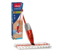 Vileda 1·2 Spray Max, Fregona Mopa con Spray pulverizador, Friega el suela sin cubo, Botella 650ml, Recambio reutilizable de microfibra, Para todo tipo de suelos