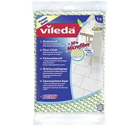 Vileda 116362 - Paño de suelo con 30% de microfibra para absorber incluso las partículas más pequeñas de suciedad con tecnología antiolores, buena adherencia para frotar, 1 unidad