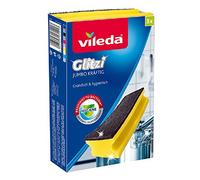 Vileda 141614 Glitzi Jumbo fuerte con Antibac - potencia de fregado extra incluso en superficies grandes - 3-Pack