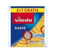 Vileda 142011 - Bayetas Suaves, 30% microfibras, 2 Unidades + 1 Unidad Gratis