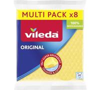 Vileda 142274 esponja paño - Alta Absorción hasta 100 ml, 1 paquete de 8 [colores surtidos]