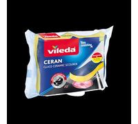 Vileda 153104 vitrocerámica Esponja para cocinas de inducción y vitrocerámica, 2 Unidades, Otro, Multicolor, 19 x 14 x 5.4 cm, 2 Unidad