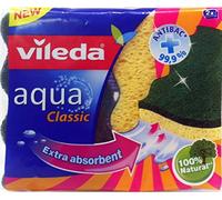 Vileda - 24 x esponja lija aqua classic super absorbente 2 piezas