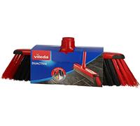 VILEDA 317-0340 DuActiva Escoba, Negro/ Gris/ Rojo, Estándar