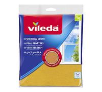 Vileda - 629 - Gamuza para limpiar ventanas que no deja rayas, 40 x 36 cm