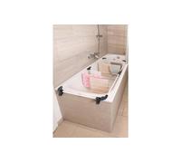 Vileda acrobath tendedero bañera de acero inoxidable, blanco, 71x5.5x
