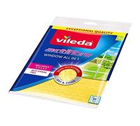 Vileda Actifibre Bayeta para Cristales, Gamuza, Amarillo, 36 cm x 32 cm