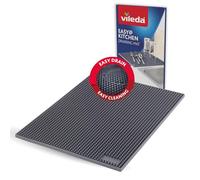 Vileda Alfombrilla Escurreplatos 30 x 40 cm Enrollable | TPR flexible con relieve que protege la encimera del agua y de los arañazos