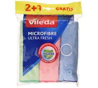 VILEDA BAYETA MICROFIBRA ANTIBACTERIA 2+1 UNIDADES