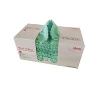 Vileda. Bayetas semidesechables de Microfibra MicroTuff Easy Pack con dispensador 50 uds en Color Verde