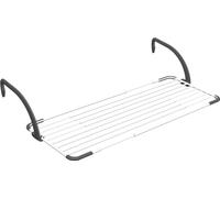 Vileda Brezza Extend Tendedero Extensible de Acero y Resina, para balcón, Espacio para Tender 20 m, 188 x 55 x 30 cm