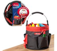 Vileda Cleaning Caddy - Organizador de limpieza impermeable con asa y 6 compartimentos