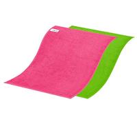 Vileda Colors paños suelos de microfibre, 2 piezas, verde/rosa,40x50 cm cm