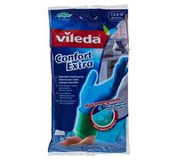 Vileda Comfort and Care - Guantes de goma con loción de manzanilla (talla M, 1 par)