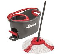 Vileda easywring & clean turbo fregona lana rojo, blanco