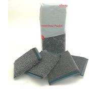 Vileda. Esponja de Acero Inoxidable Alta duración Limpieza efectiva de la Suciedad más difícil. Pack 4 uds