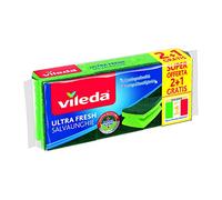 Vileda - Estropajo Ultra Fresh, Formato 2+1, Verde